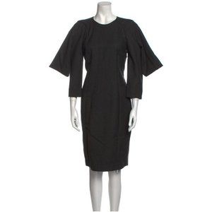 Henrik Vibskov "Double Arm" dress, grey 100% wool, Human Laundry Collect…